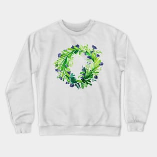 Summer solstice flower crown Crewneck Sweatshirt